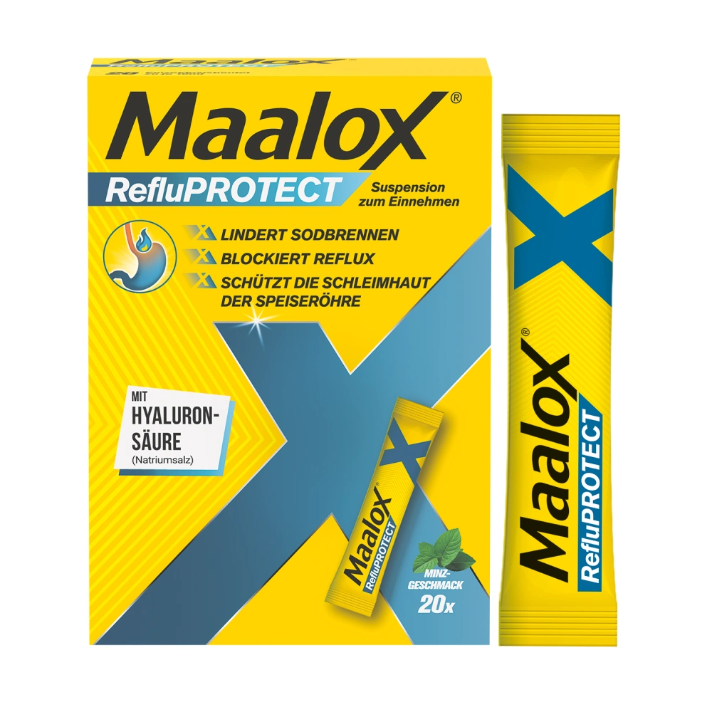 Packshot Maalox® RefluProtect Kautablette
