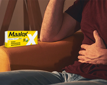 Maalox tabletki na zgagę 400mg + 400mg