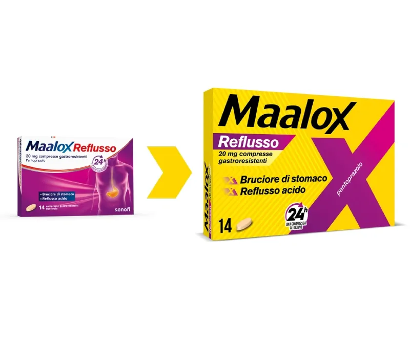 Maalox Reflusso per il reflusso e bruciore di stomaco | Maalox Maalox Reflusso per il reflusso e bruciore di stomaco | Maalox
