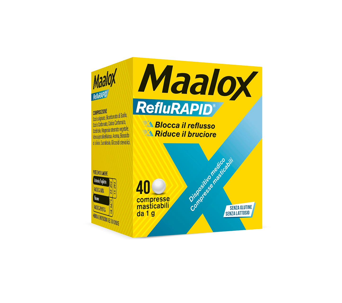Maalox Reflurapid compresse